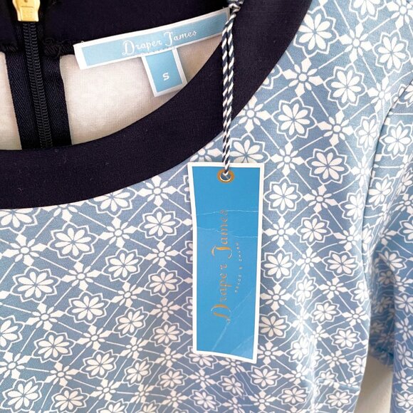 NWT Draper James Honeycomb Floral Ponte Knit Midi Dress, Size Small - Picture 4 of 5